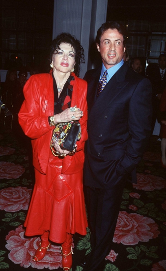 Силвестър Сталоун с майка си, 1997 г.
