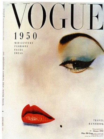 Корица на Vogue (1950) от Ървин Блуменфелд