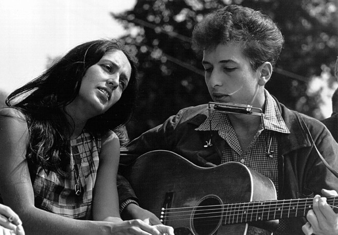 Джоан Баес и Боб Дилън, 1963 г.