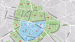 Карта на зоните за паркиране в столицата