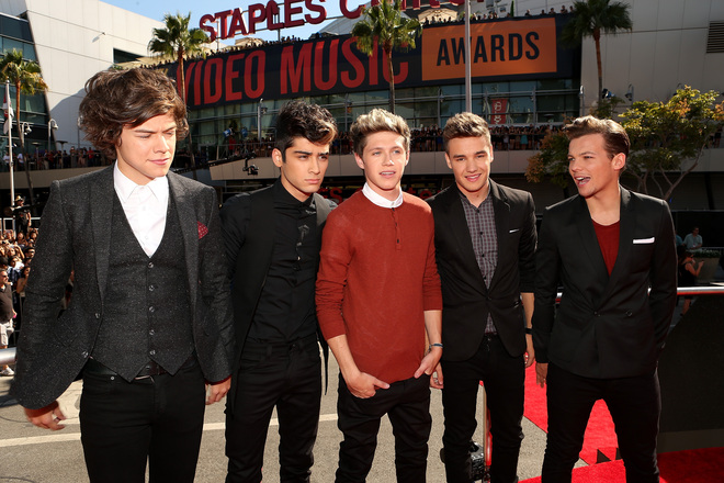 One Direction на наградите на MTV за клипове