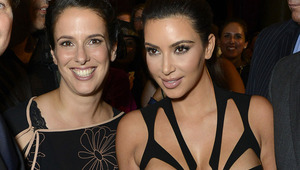 Ким Кардашиян на парти на списание