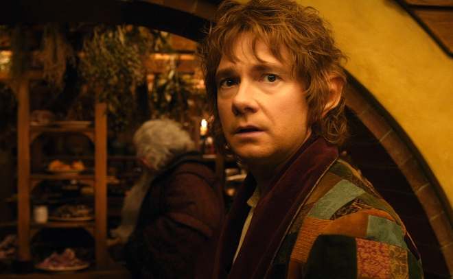 Билбо в първия филм от "Хобит"
