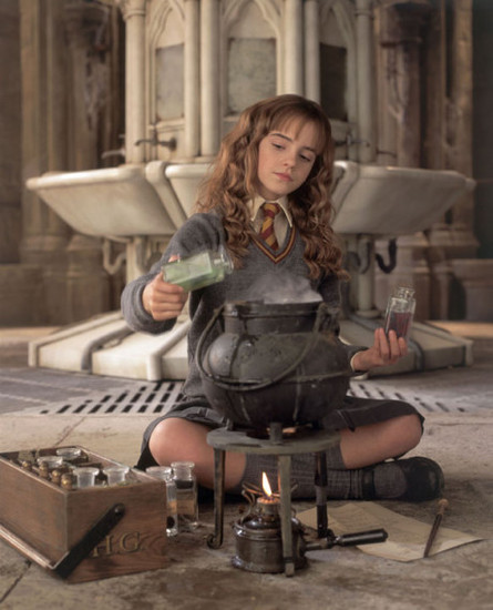 Ема Уотсън като Хърмаяни в "Хари Потър-2"