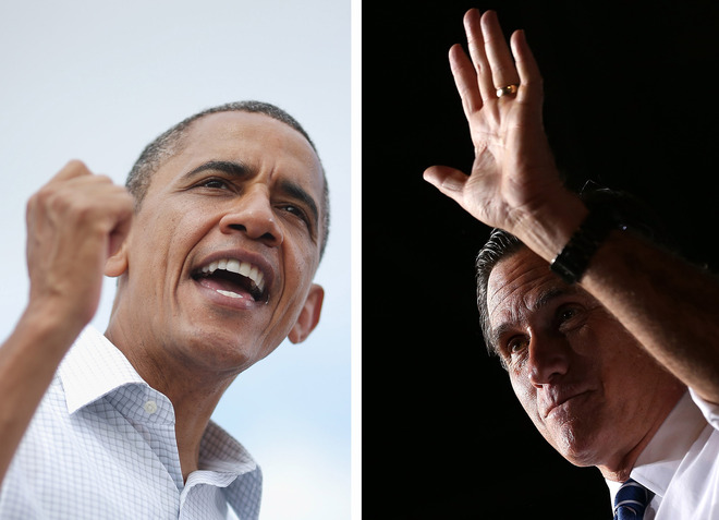 Барак Обама vs. Мит Ромни