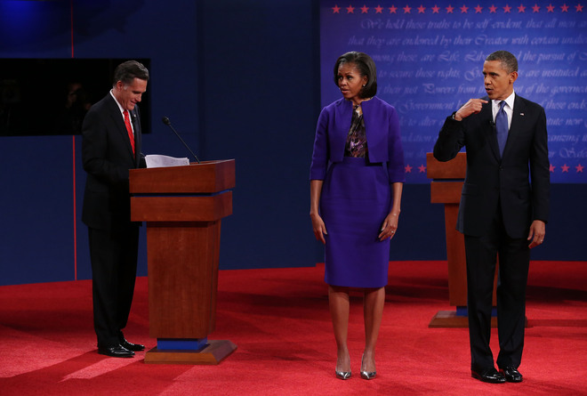 Обама срещу Ромни, първи рунд