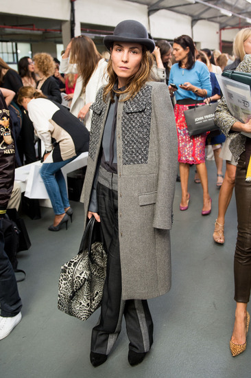 Нооми Рапас на модната седмица в Лондон