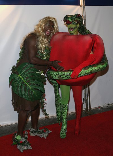Хайди Клум и Сийл на Хелоуин, 2006 г.