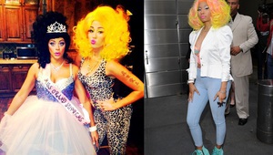 Майли Сайръс се маскира на Ники Минаж