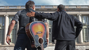 Обама и Брус Спрингстийн на предизборен митинг