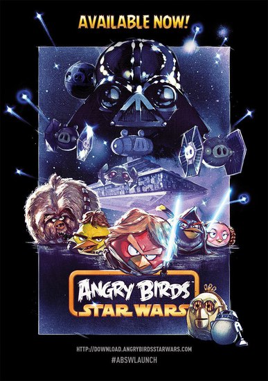 Angry Birds Star Wars - плакат