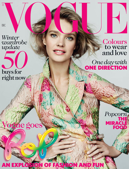 Водянова за британския Vogue декември 2012