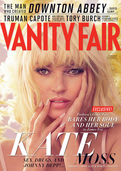Кейт Мос за Vanity Fair, декември 2012