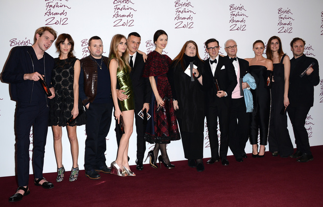 Победителите на Британските модни награди 2012