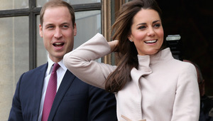 Кейт и Уилям на посещение в Кеймбридж