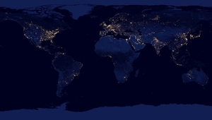 Земята нощем