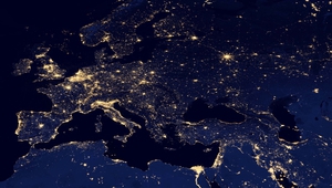 Земята нощем: Европа