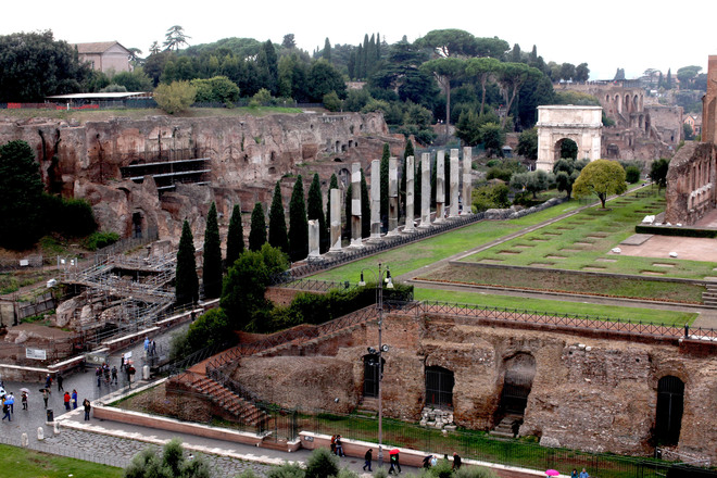 Рим: Форумът, видян от Колизея