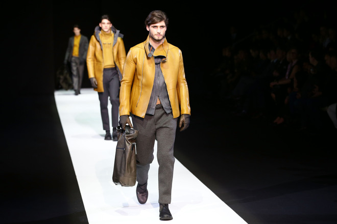 Мъжка мода от Милано: Emporio Armani, есен-зима 2013/14