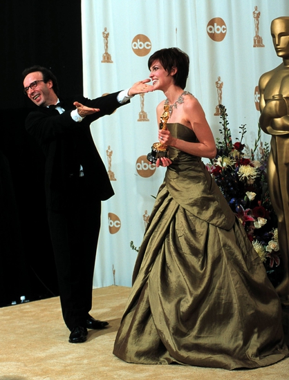 Хилари Суонк с първия си "Оскар", 2000 г.