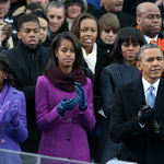 Семейство Обама на президентската клетва