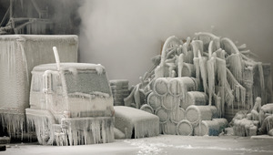 Заледената сграда в Чикаго