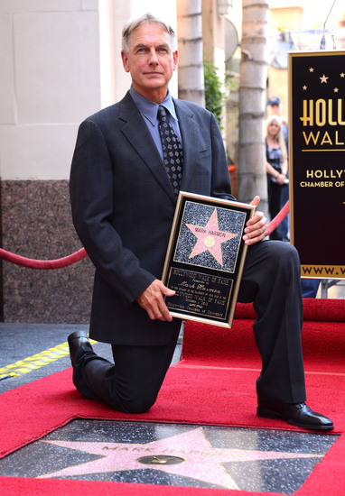 Марк Хармън със звезда на Алеята на славата