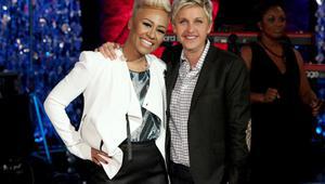 Емели Санде и Елън Дедженеръс