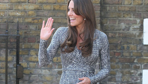 Бременната Кейт в рокля Max Mara Studio