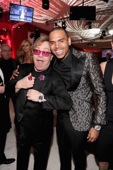 Крис Браун и Елтън Джон