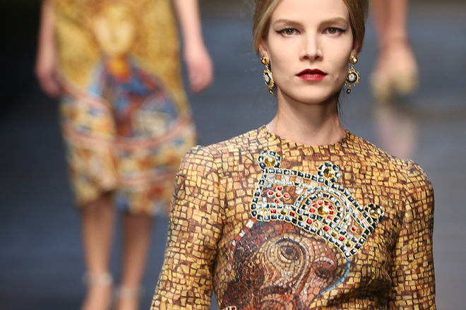 Dolce & Gabbana есен-зима 2013/14 (детайл)