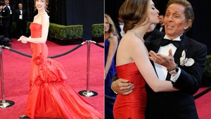 Ан Хатауей и Валентино, "Оскар 2011"