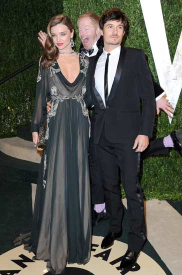 Миранда и Орландо на парти след "Оскар 2013"
