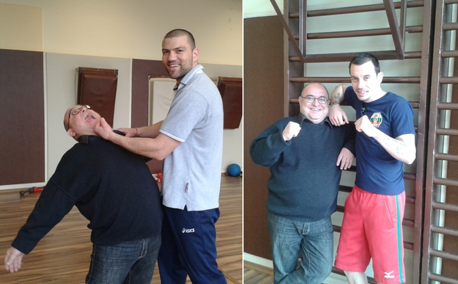 Дидо Мачев в боксовата зала