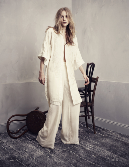 Кремаво кимоно от Conscious Exclusive