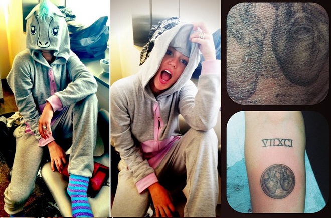 Майли с годежен пръстен и нова татуировка