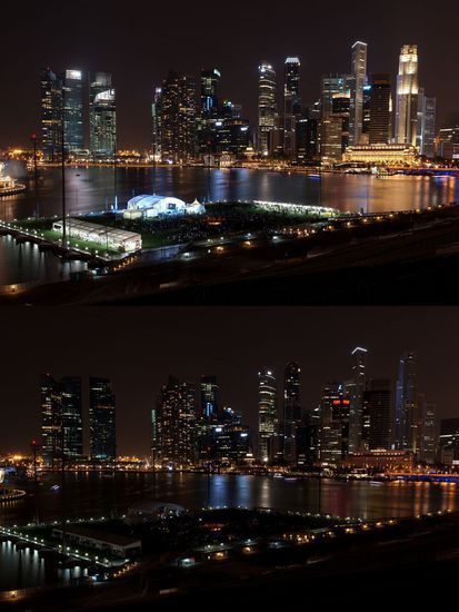 Часът на Земята 2013 в Сингапур