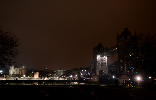 Лондон в Часът на Земята 2013