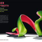 Плакатът за изложбата "Starker Auftritt. Експериментални обувки"