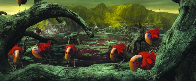 Нещо средно между папагал и пираня