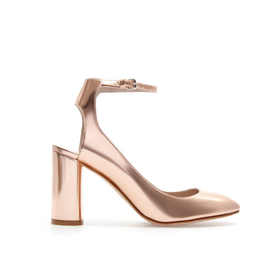 Обувки с метален цвят от Zara