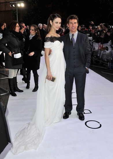 Том Круз и Олга Куриленко на премиера в Лондон
