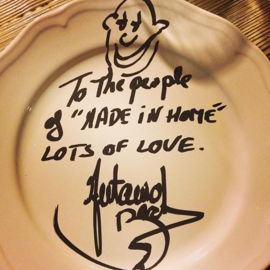 Автограф от Антонио Бандерас