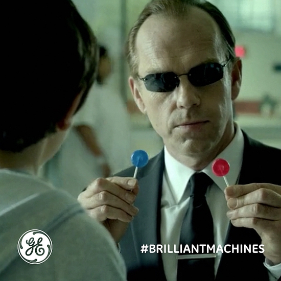 Агент Смит в реклама на GE