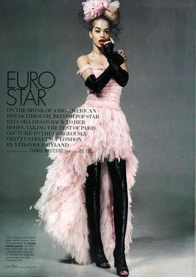 Рита Ора в американското "Ел"