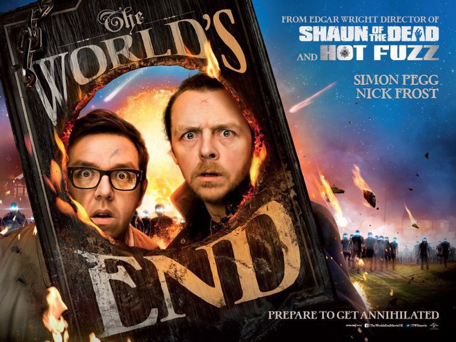 Плакатът на The World's End