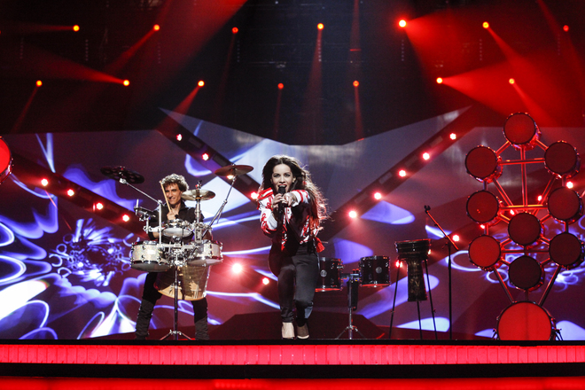 Елица и Стунджи на сцената на Евровизия 2013