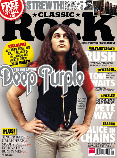 Младият Гилън на корицата на "Класик рок"