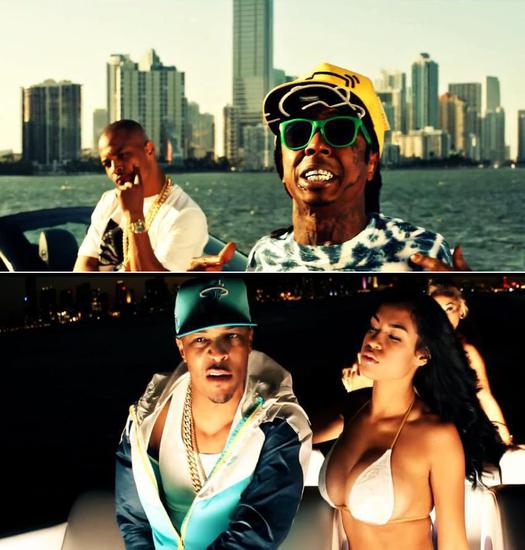 Лил Уейн и Ти Ай в клипа Wit me