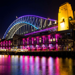 Vivid Sydney 2013: Мостът Харбър Бридж
